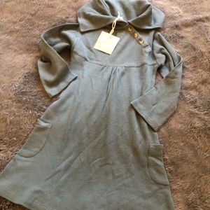 Kate Quin. Teal Thermal Dress Sz 5 NWT